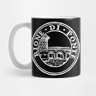 Rione Ponte w-text Mug